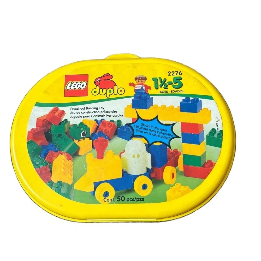 Lego Duplo 2276 Glow in the Dark Ghost Set Train Building Toy Set Blocks